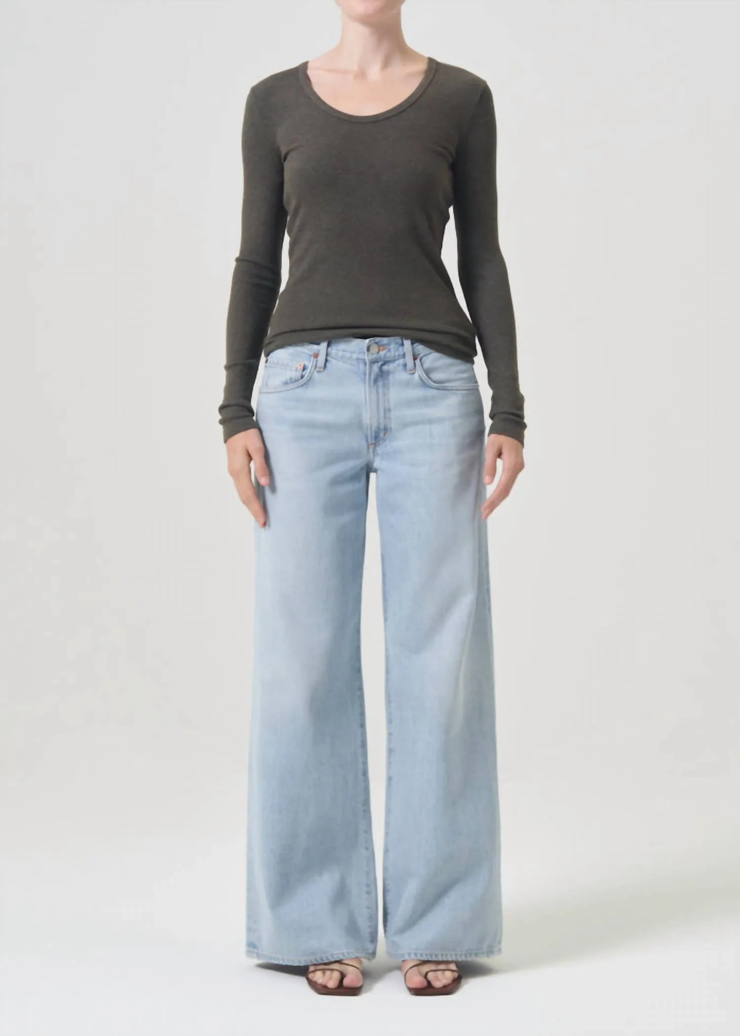 Agolde - Bernice Scoop Neck Tee