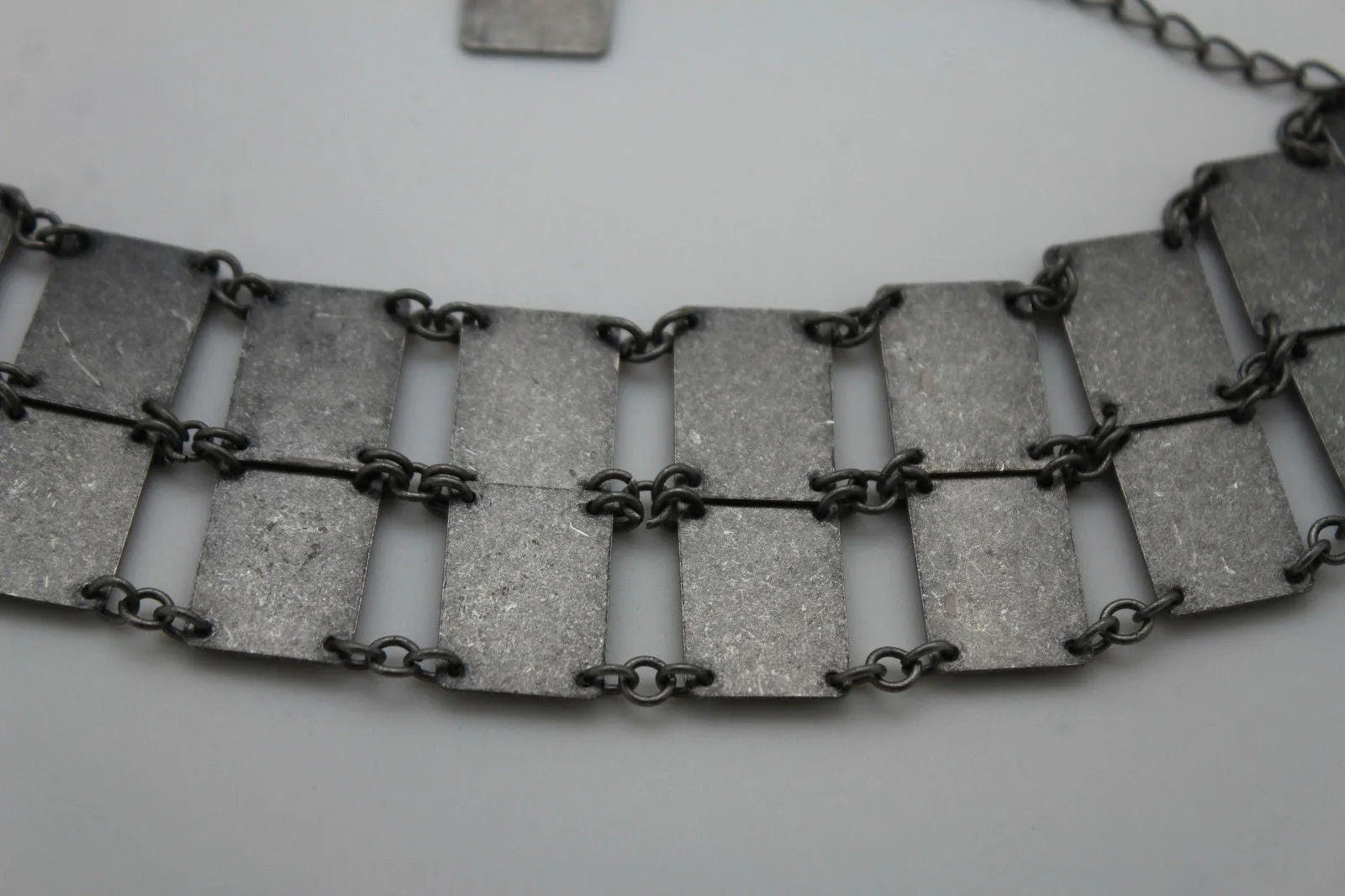Antique Gold Silver Chains Boot Bracelet Square Anklet Shoe Charm