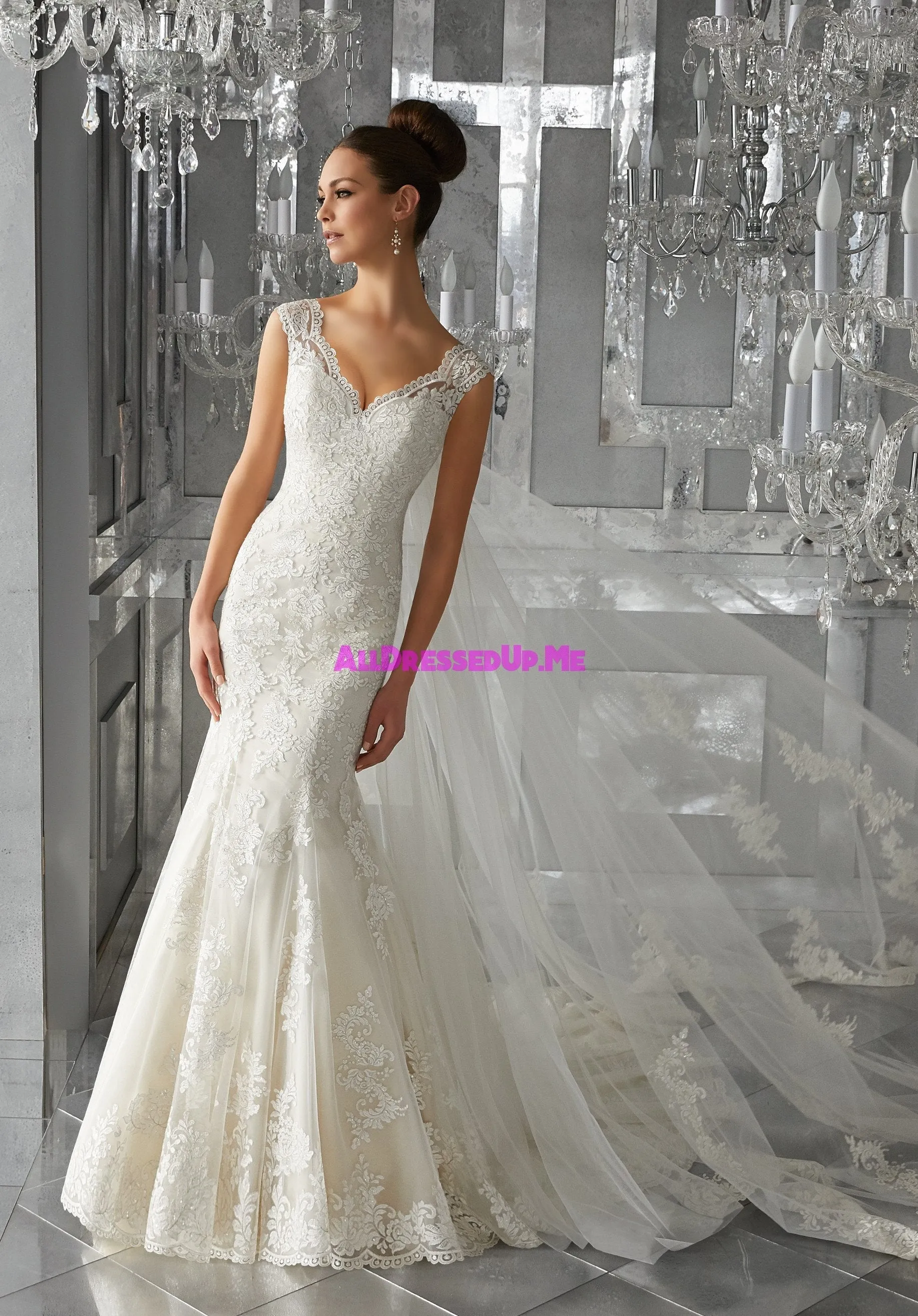 Blu - Monet - 5562 - Cheron's Bridal, Wedding Gown