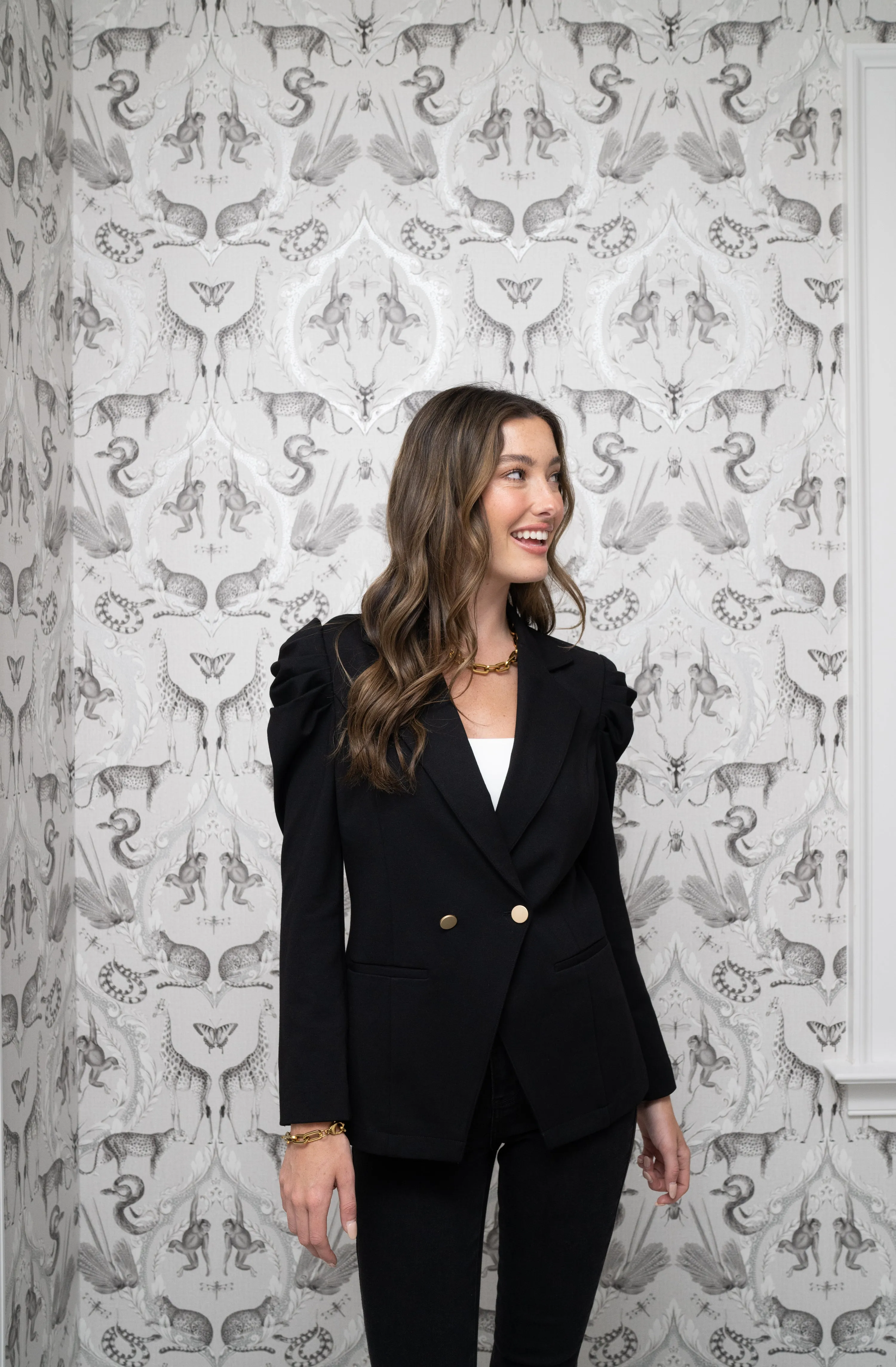 Bradshaw Blazer - Black Ponte