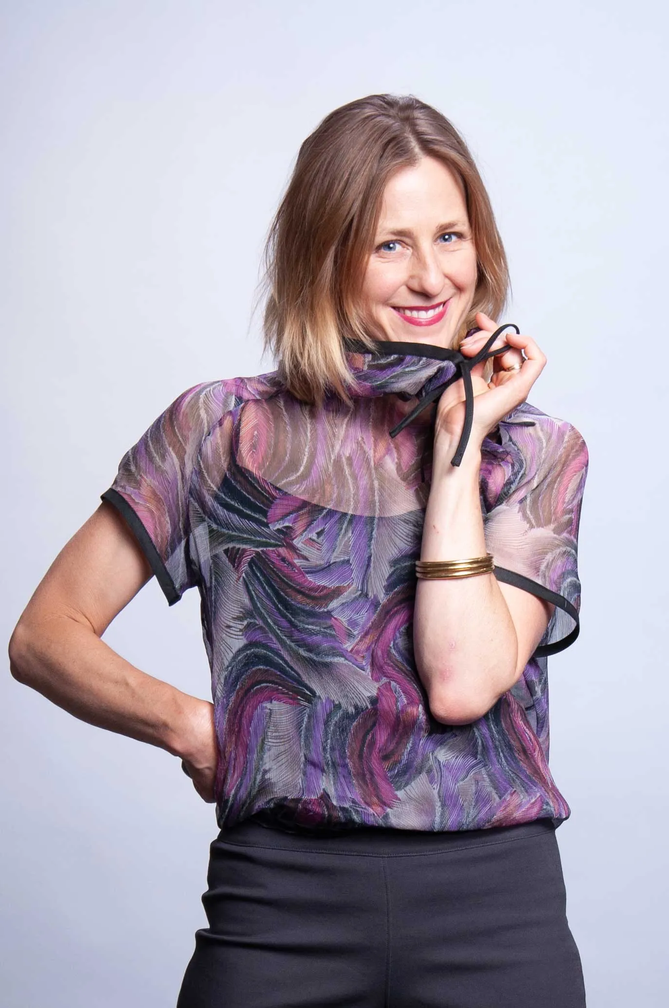 Carlotta Top - Aubergine Dream