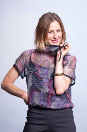 Carlotta Top - Aubergine Dream
