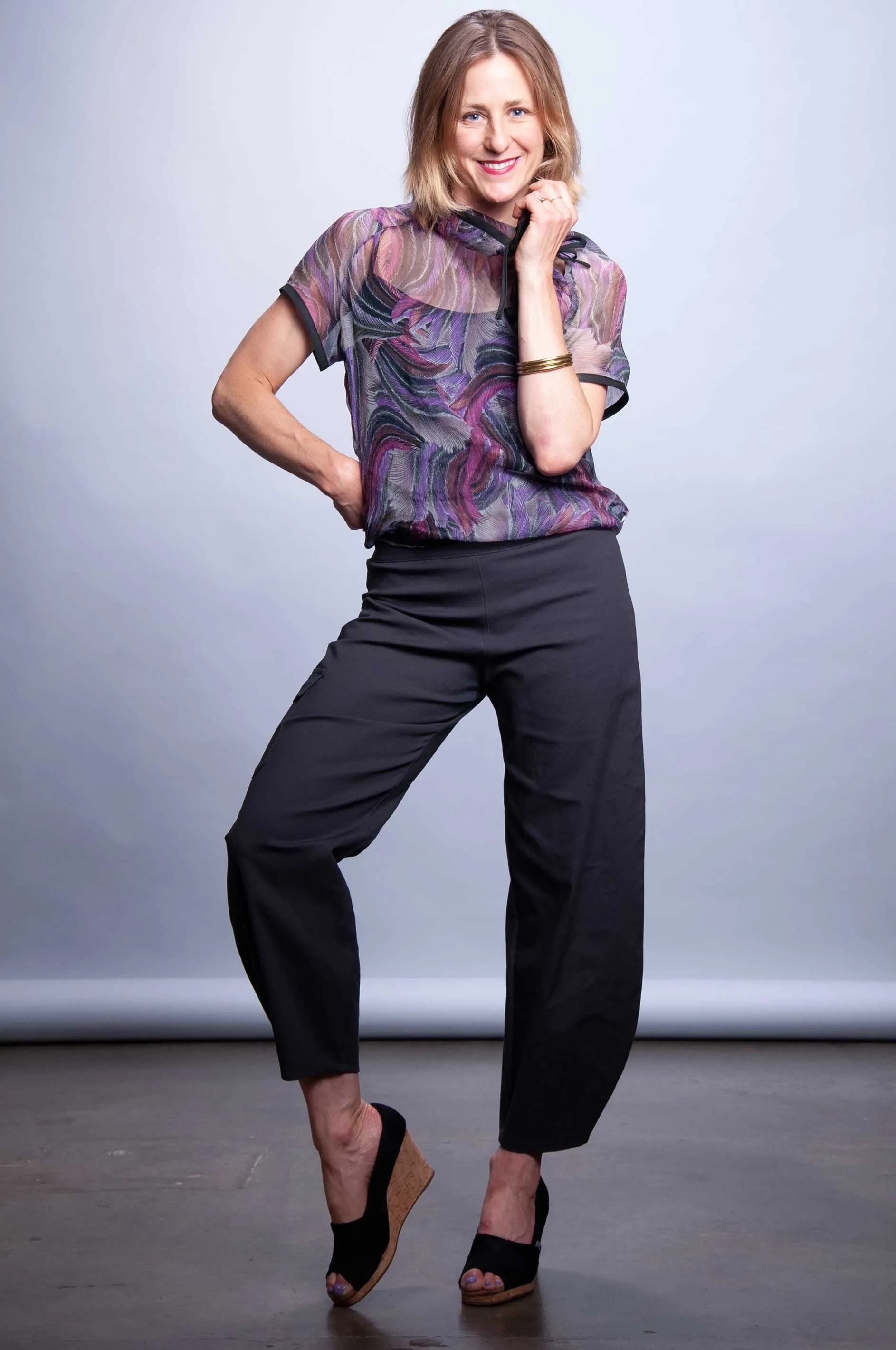 Carlotta Top - Aubergine Dream