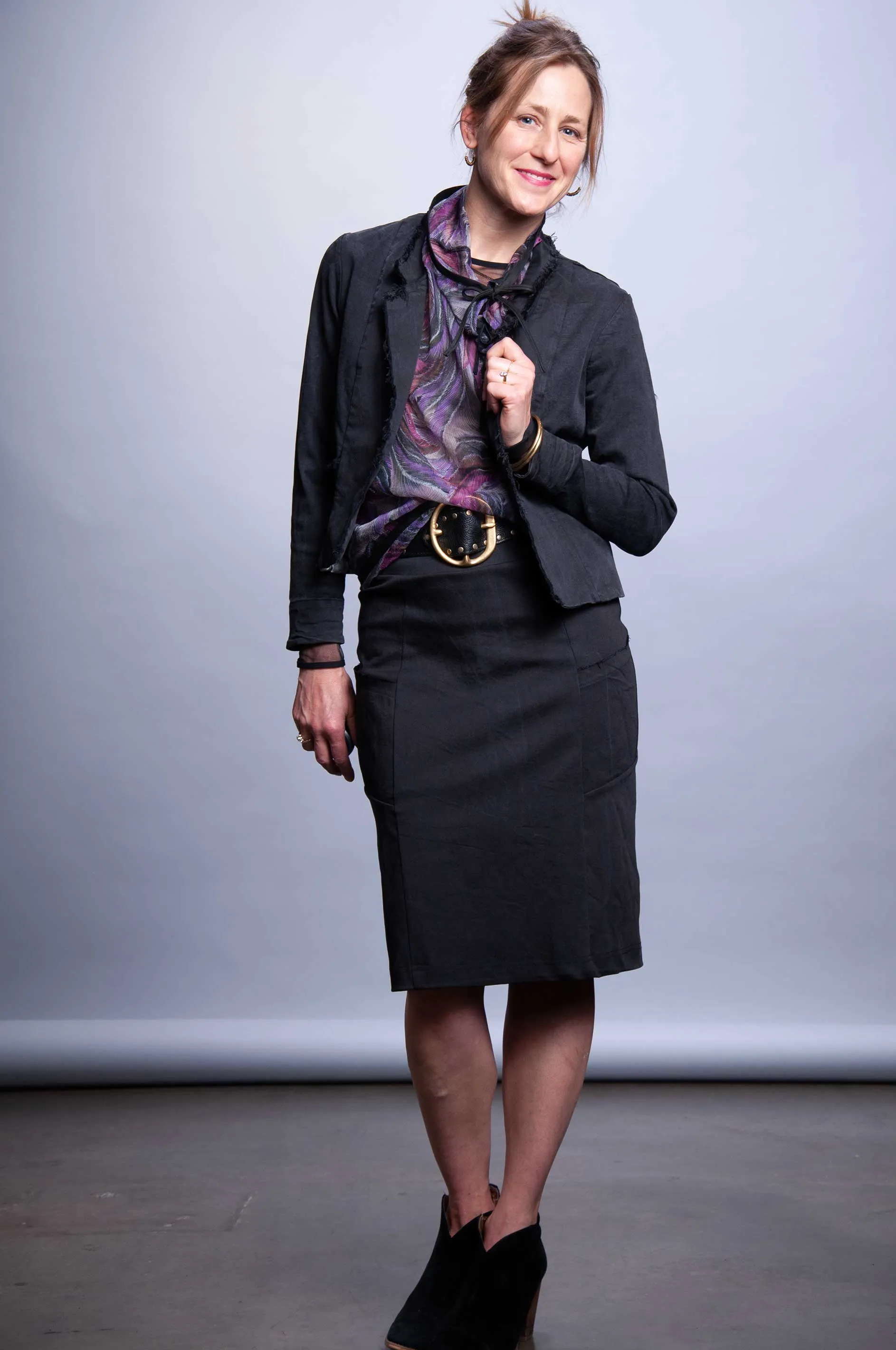 Carlotta Top - Aubergine Dream