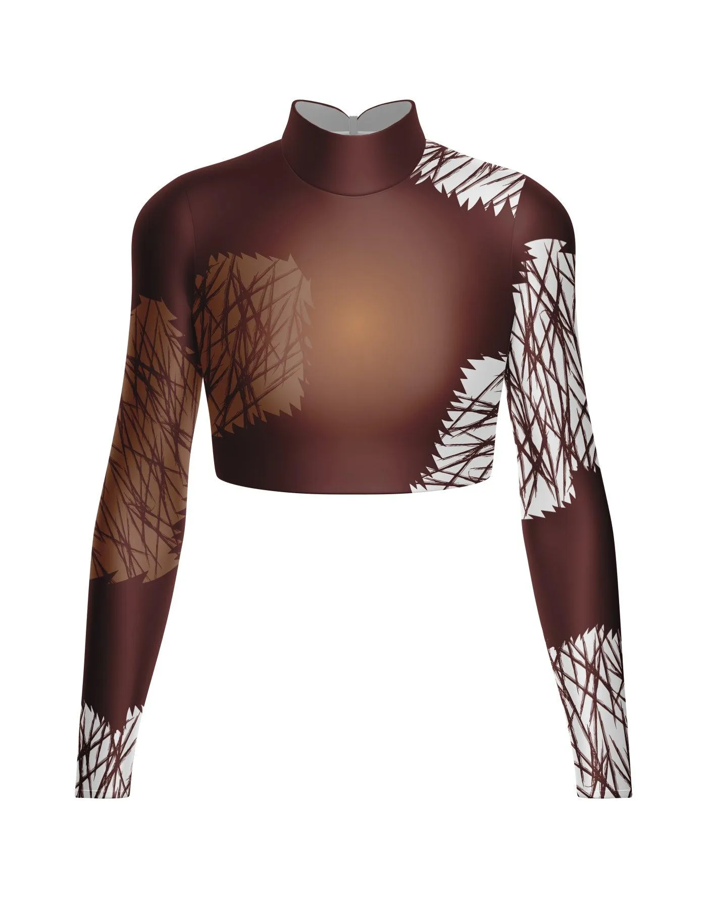 Cats Spots LS Crop Top