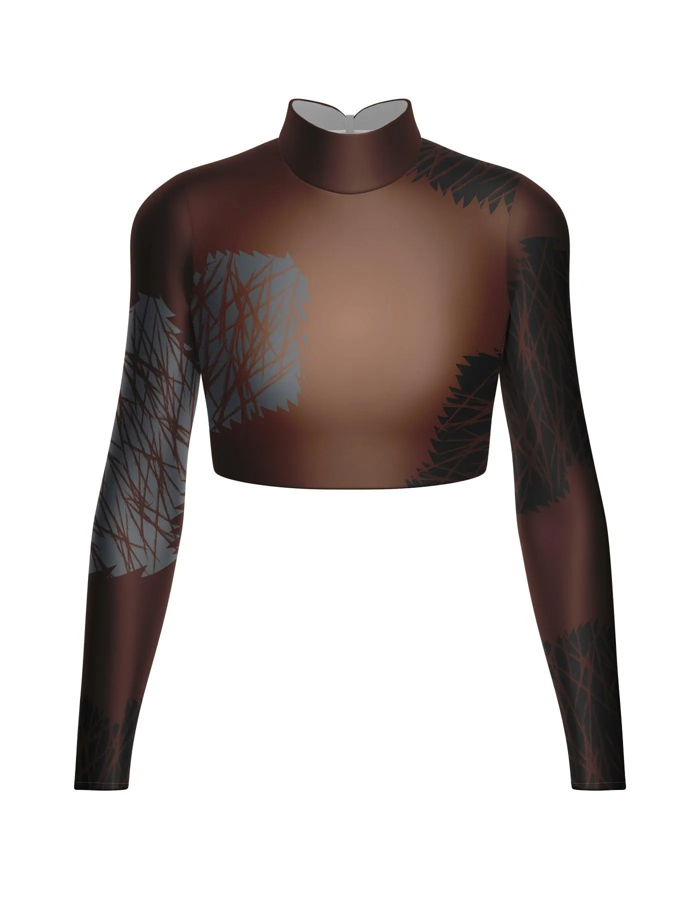 Cats Spots LS Crop Top