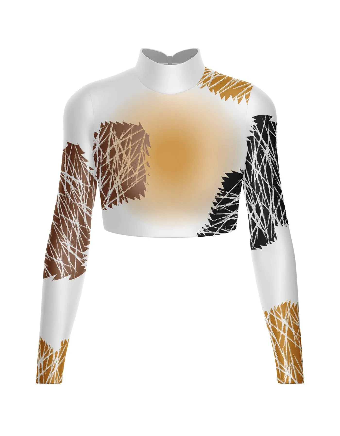 Cats Spots LS Crop Top