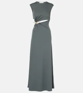 Christopher Esber Concave Stone cut-out maxi dress