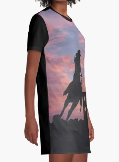Cowgirl Kim Hard Work Makes a Winner Tee Dress - Large Only