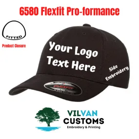 Custom Embroidery, 6580 Flexfit Pro-formance Hats