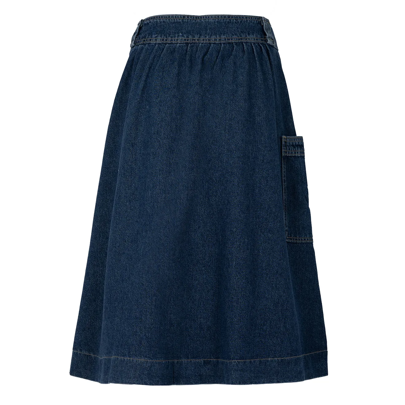 Damson Madder Hollis Midi Skirt Dallas Wash