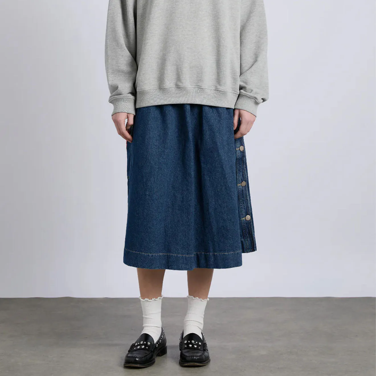 Damson Madder Hollis Midi Skirt Dallas Wash
