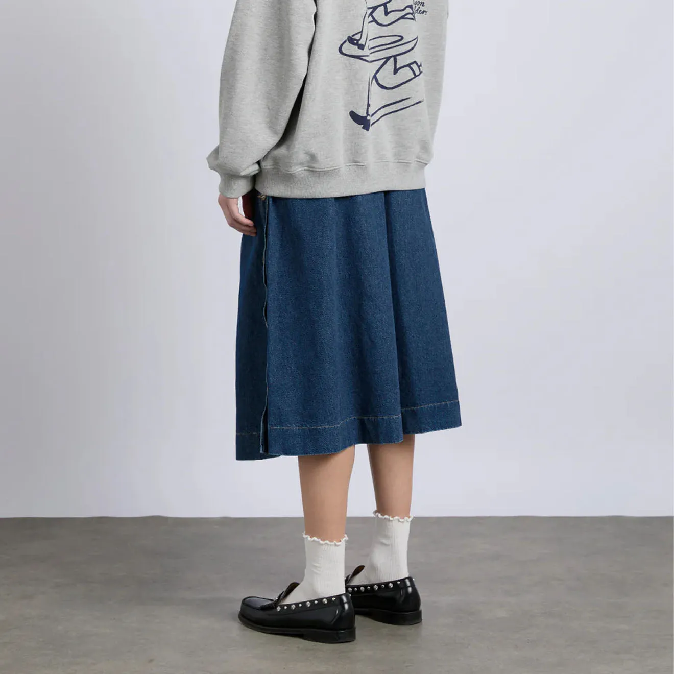 Damson Madder Hollis Midi Skirt Dallas Wash