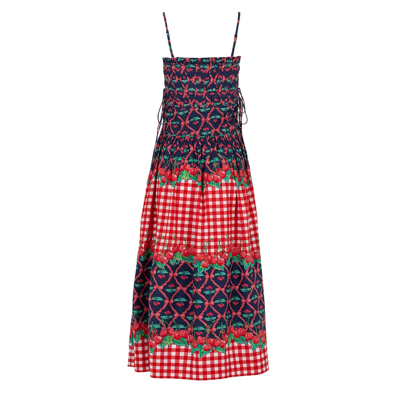 Damson Madder Kelia Midi Dress Cherry Pie