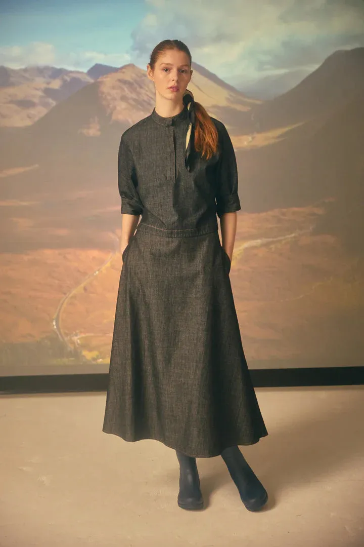 Denim Aline Skirt