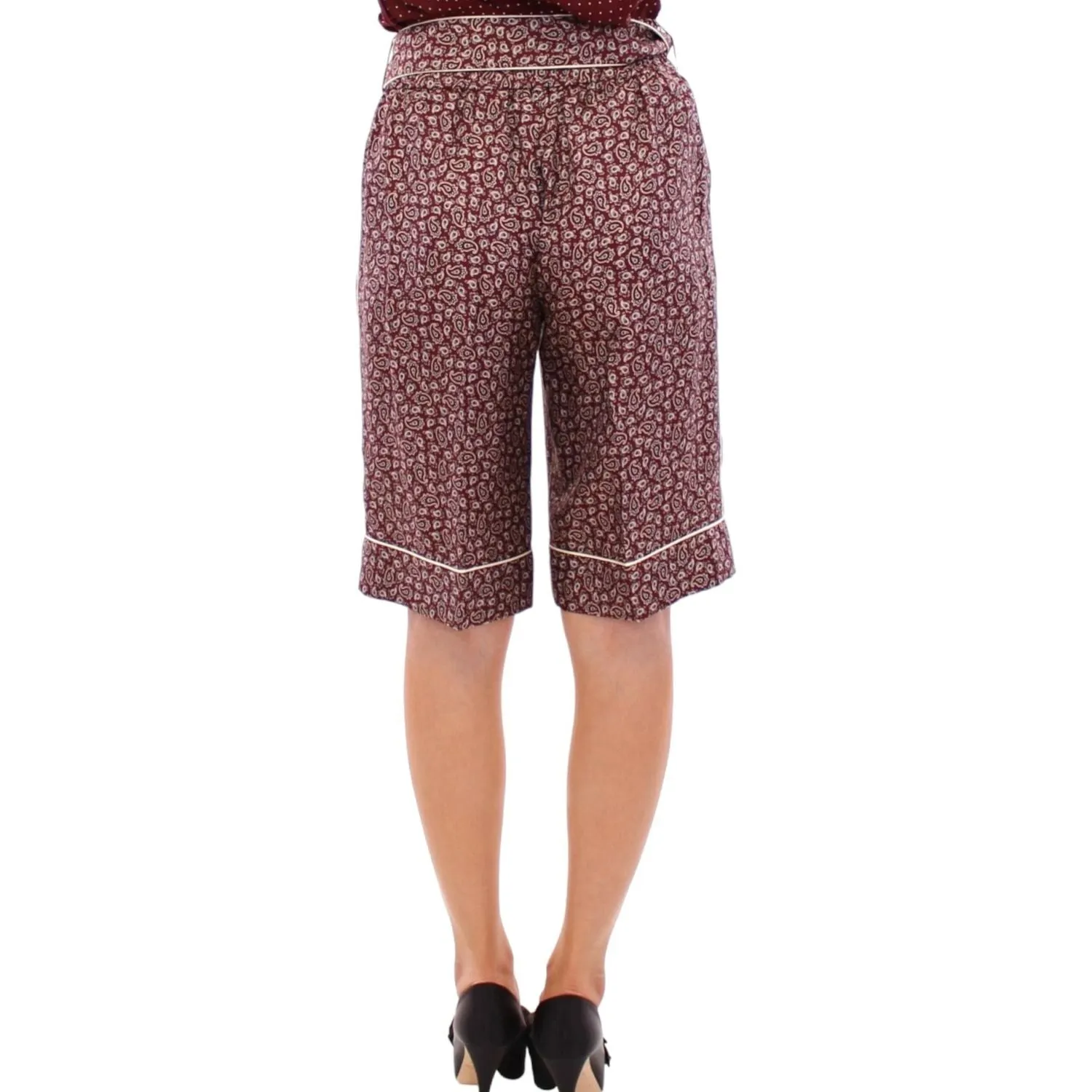 Dolce & Gabbana Chic Silk Pajama Shorts