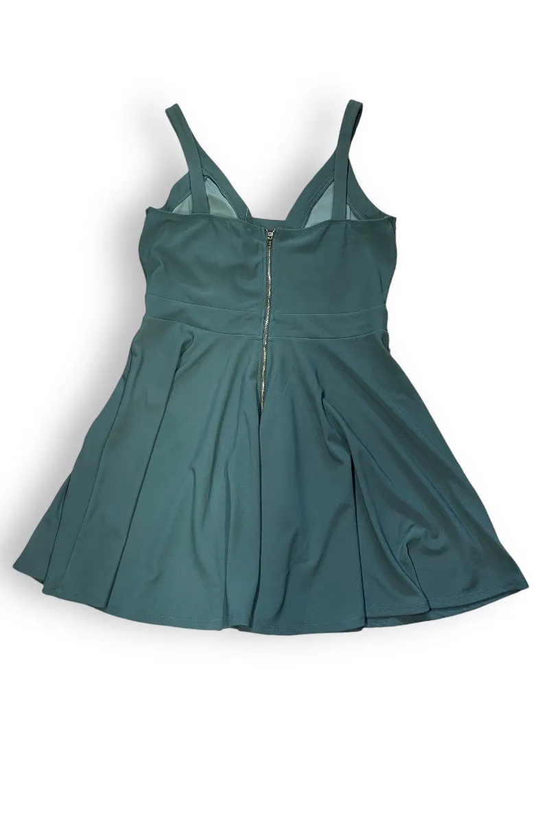 Fit and Flare Ladder Front Dress