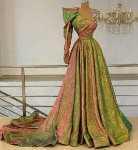 Flaring Evening Dress