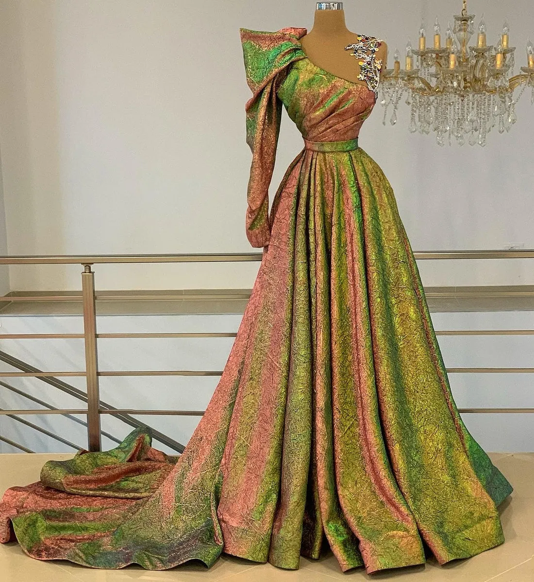 Flaring Evening Dress