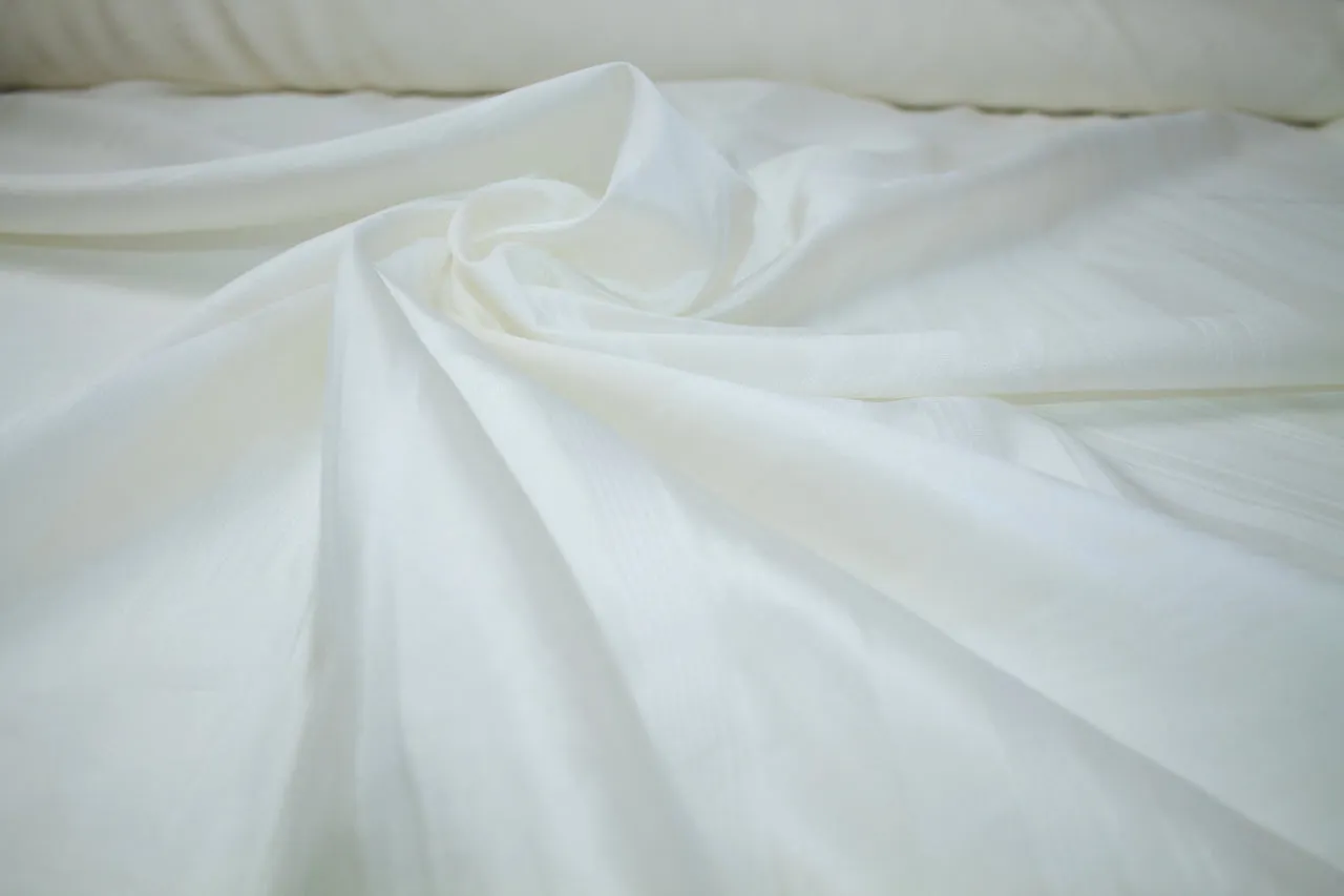 Geometric Silk Jacquard - Off White - AS IS