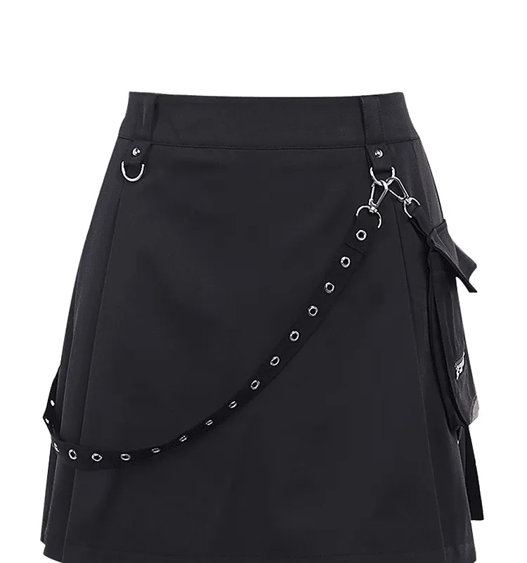 Harajuku Goth High Waist Mini Skirt