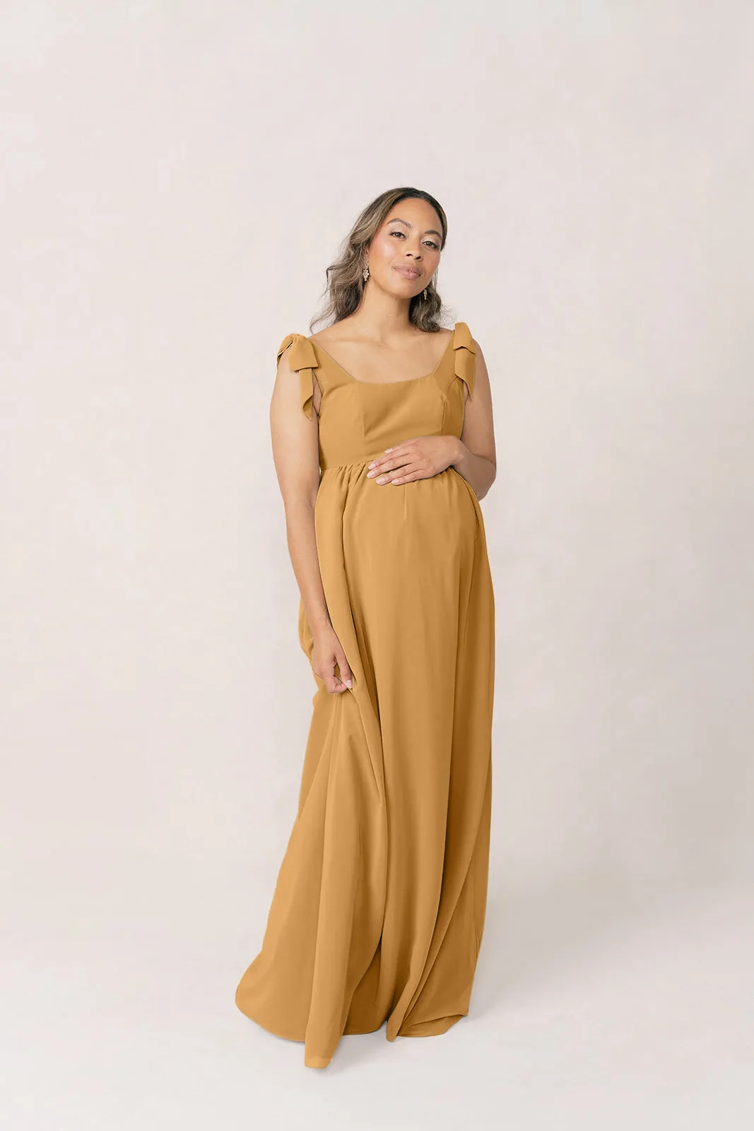 Maternity Bowie Chiffon Dress | Made To Order