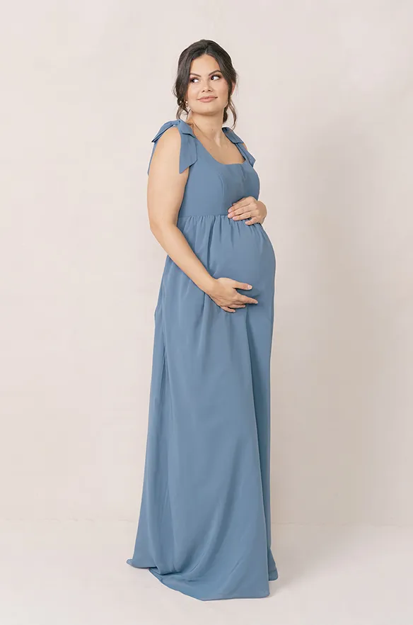Maternity Bowie Chiffon Dress | Made To Order