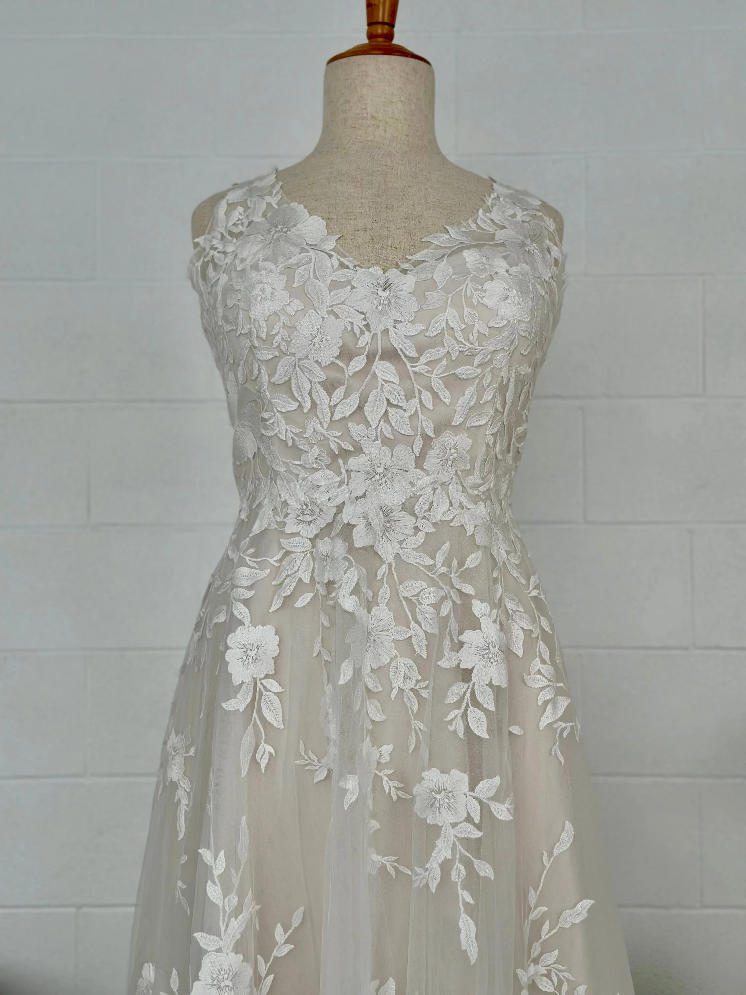 Melody #1229A Lace Bridal Gown