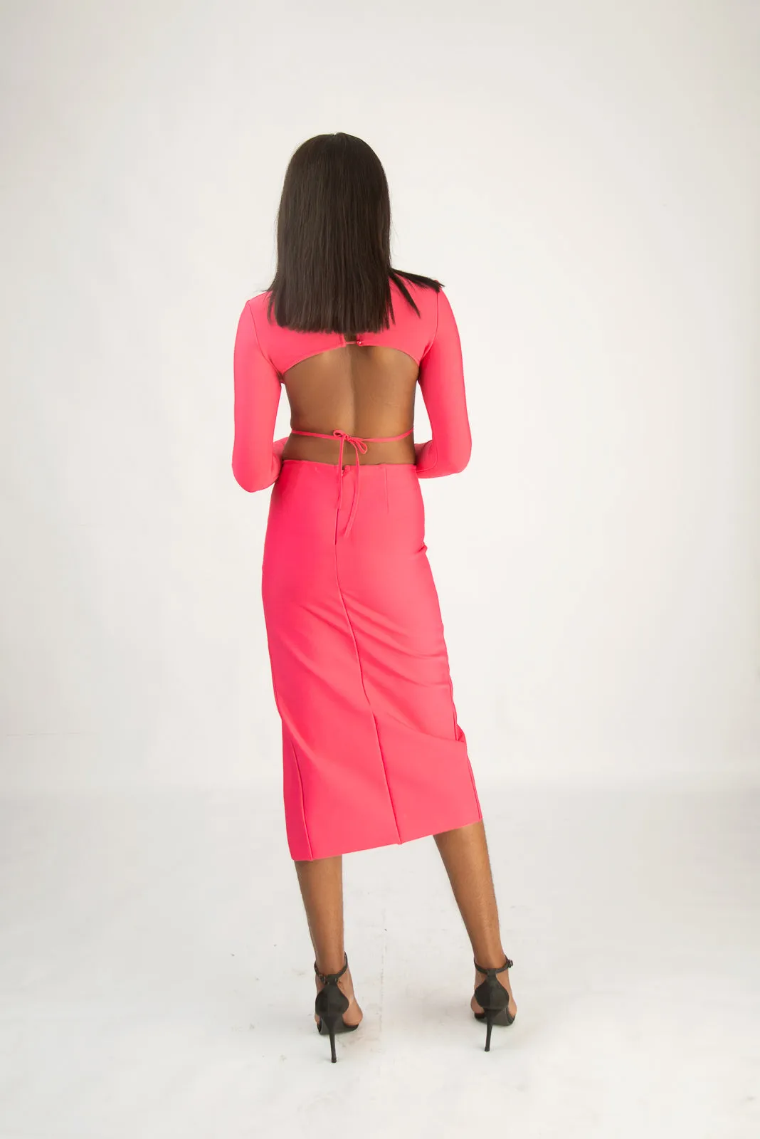 NIKE CUTOUT BANDAGE DRESS