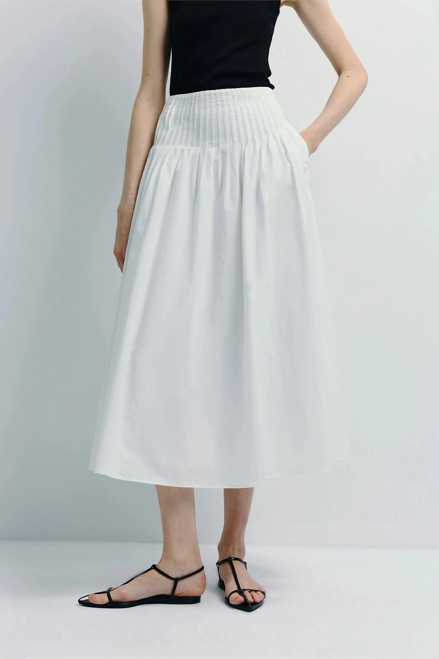Piquenique Pintuck Skirt