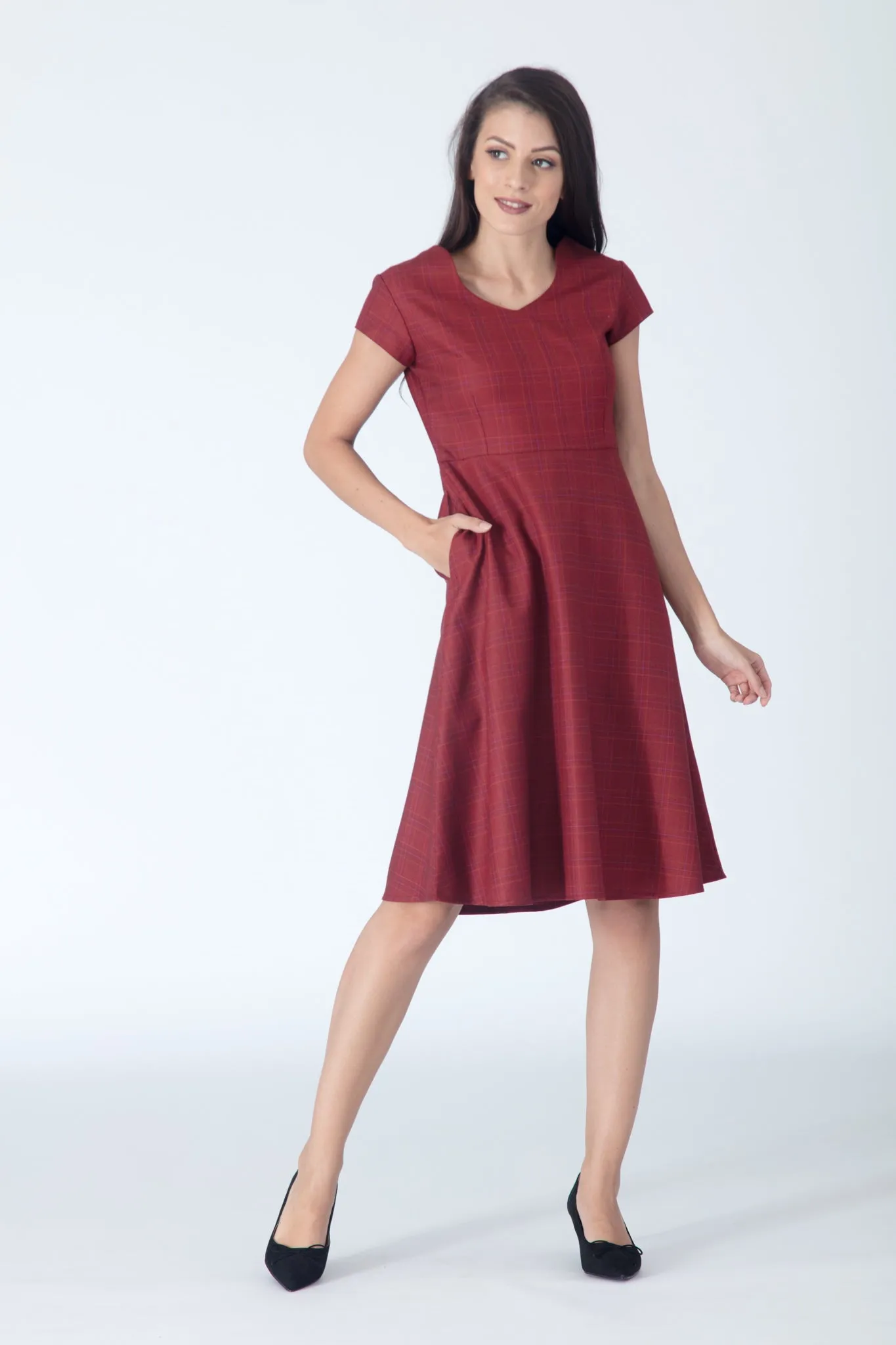 Reede Fit and Flare Dress