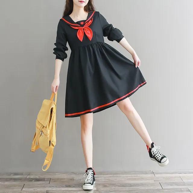 Sailor Girl Kawaii Vintage Dress