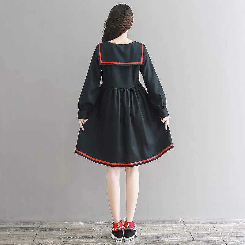 Sailor Girl Kawaii Vintage Dress