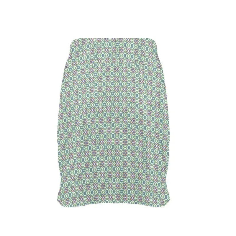 Swing Into Style with Our Geometric Floral Golf Skirt for Ladies