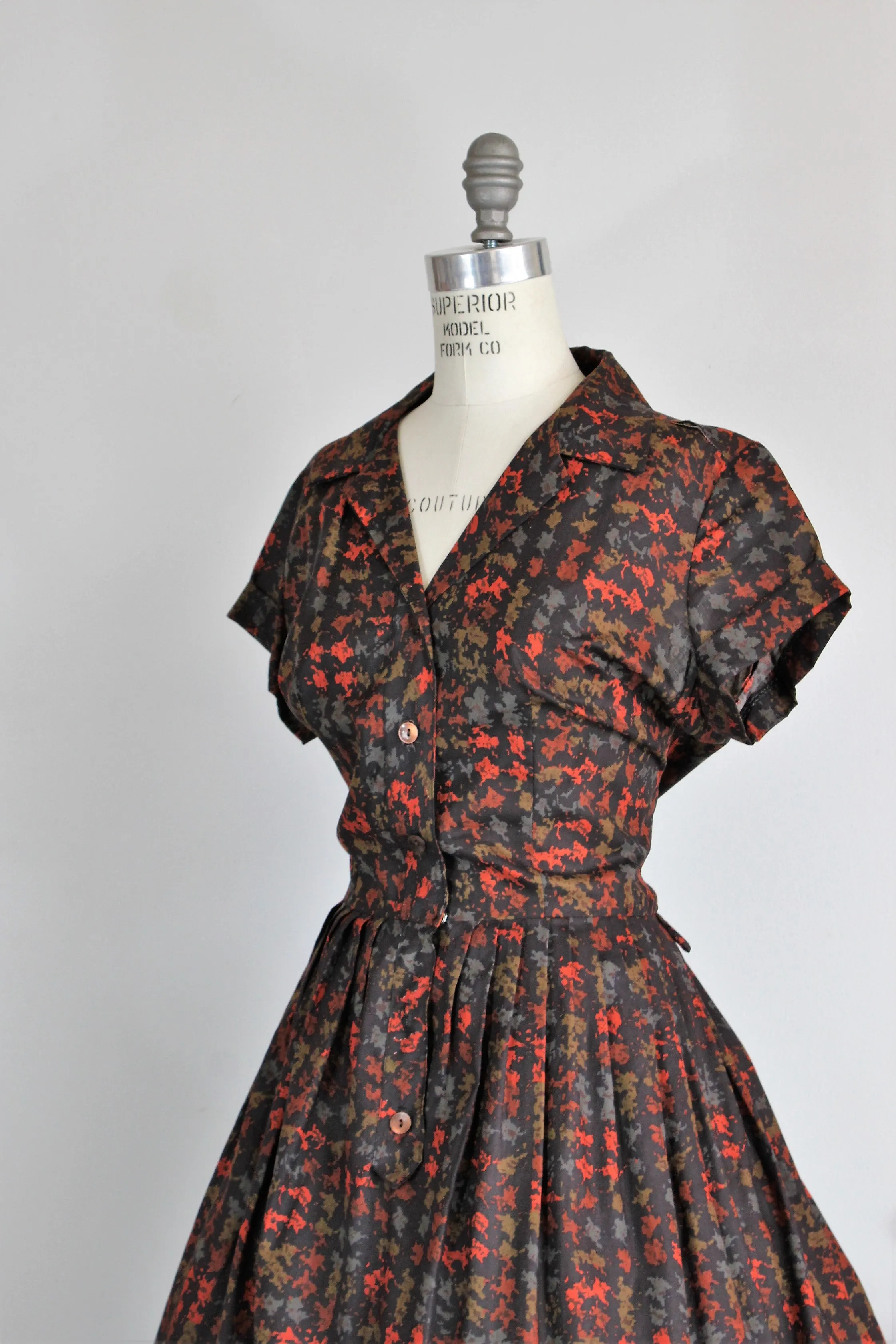 Vintage 1950s Shirtwaist Dress by Fashion First