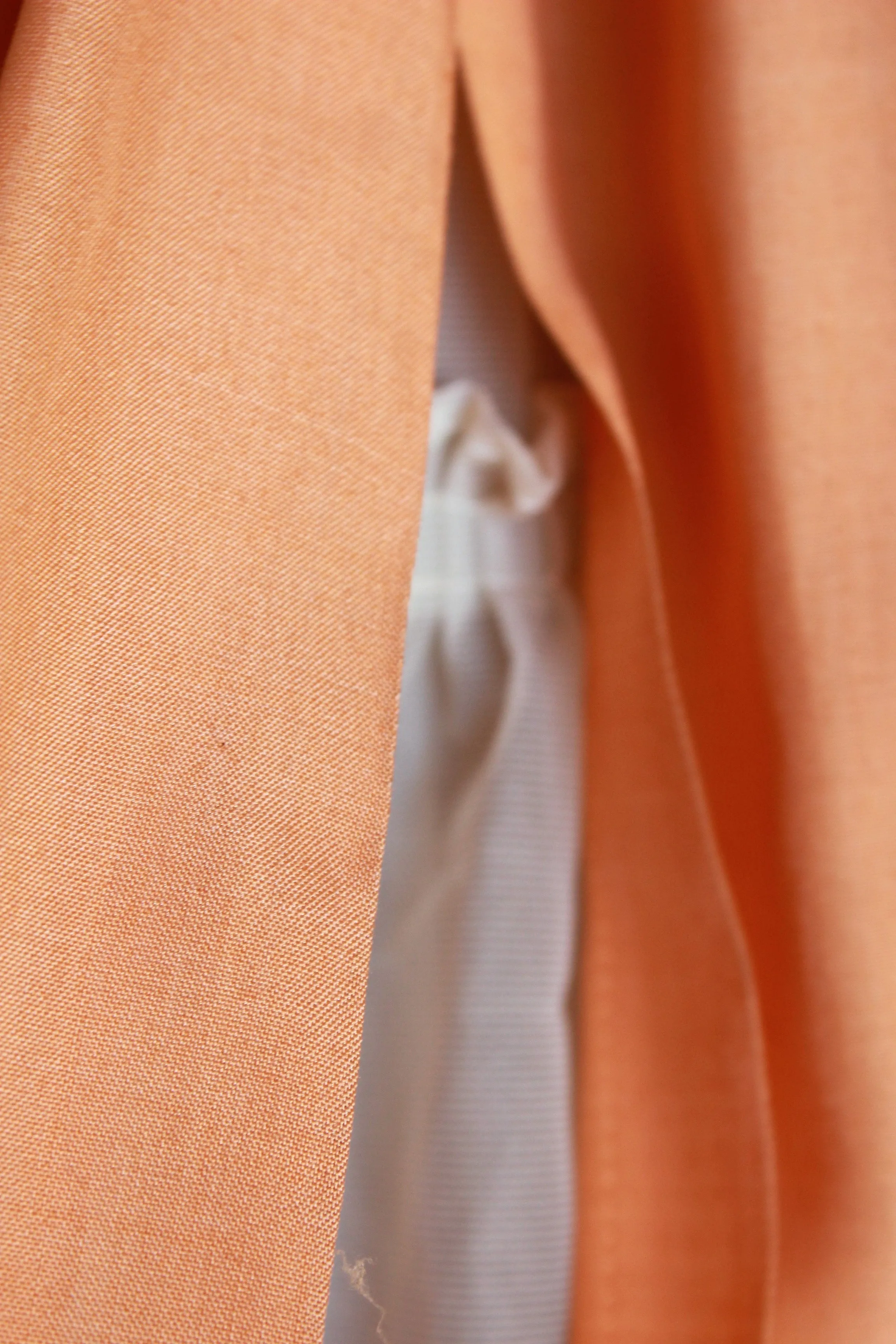 Vintage 1960s Orange Shirtwaist Dress by I Magnin