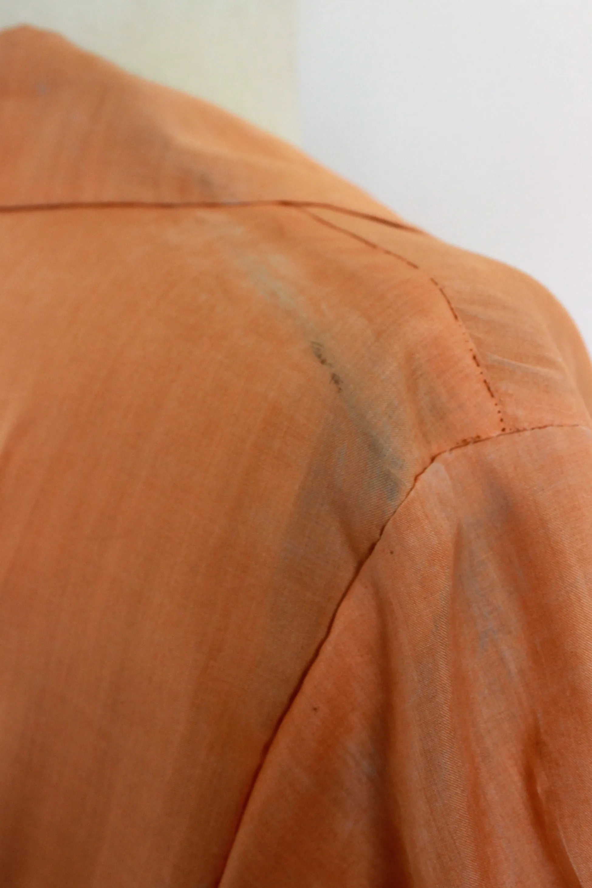 Vintage 1960s Orange Shirtwaist Dress by I Magnin