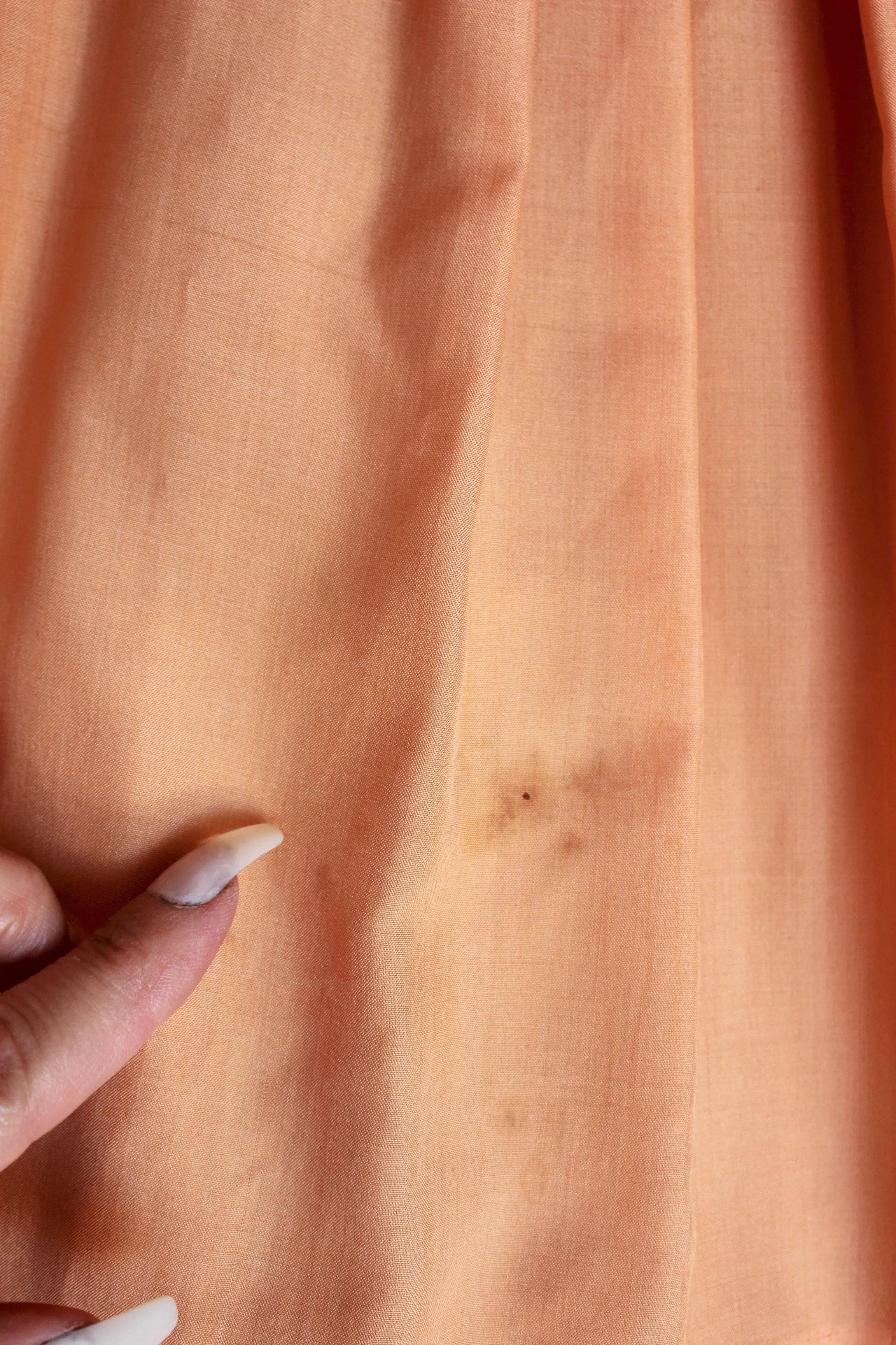 Vintage 1960s Orange Shirtwaist Dress by I Magnin