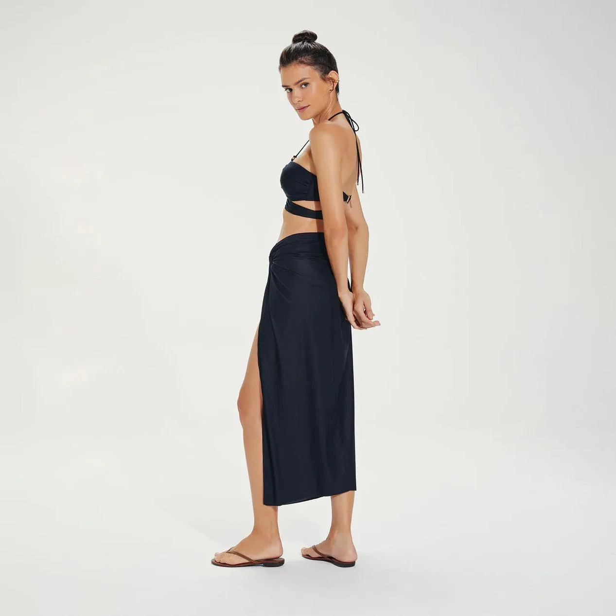 VIX Karen Midi Skirt