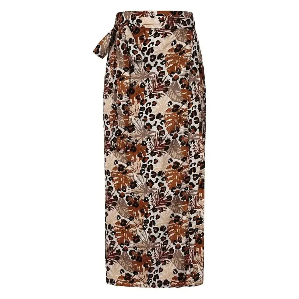 Wrap Skirt - Wild Leopard Print