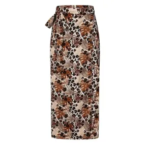 Wrap Skirt - Wild Leopard Print