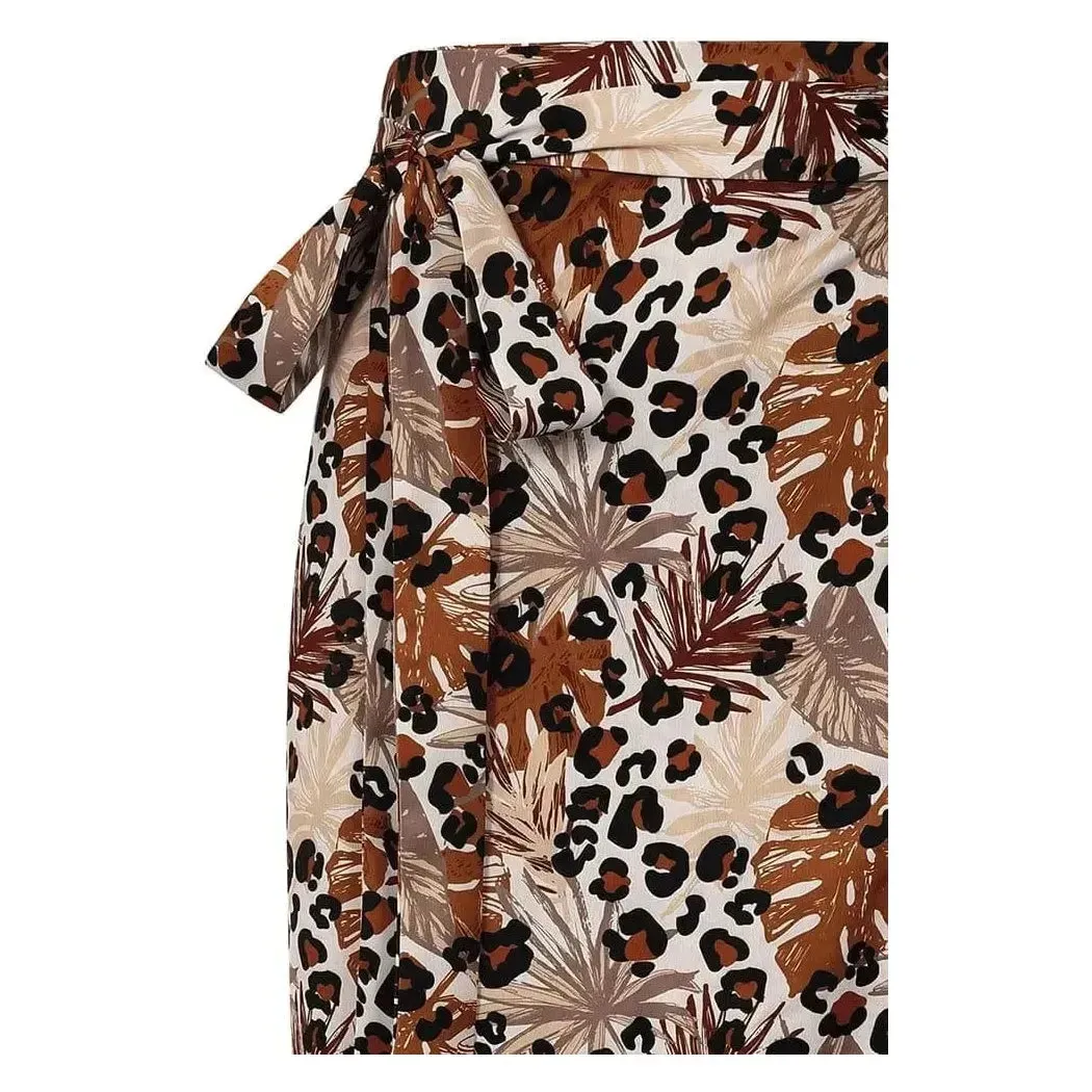 Wrap Skirt - Wild Leopard Print